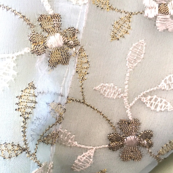 🇺🇸Alexandra of California Formal Evening Dress W/Matching Embroidered Shawl - Picture 4 of 16